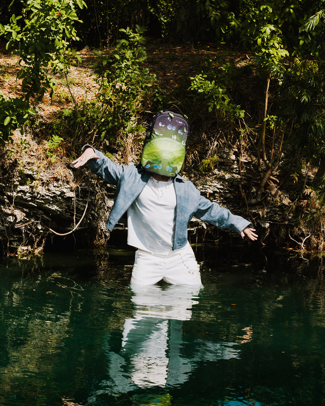 EYES ALL A GLOW (GLOW IN THE DARK) DLXR BACKPACK