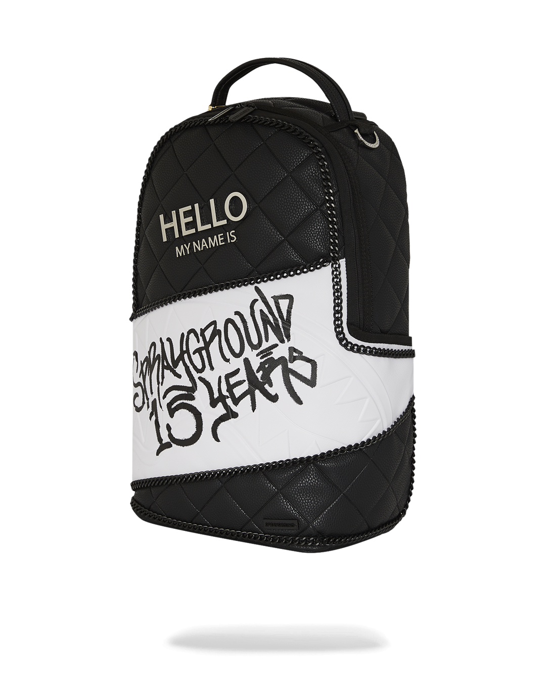 HELLO MY NAME IS 15 YEARS QUILTED BACKPACK (SUPER RARE)