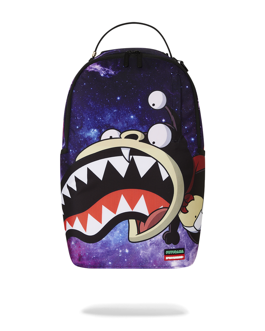 FUTURAMA NIBBLER EAT SHARK DLXR BACKPACK