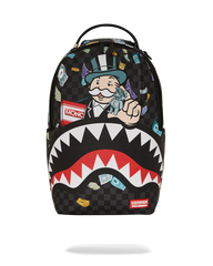 MONOPOLY SHARK RICH BACKPACK