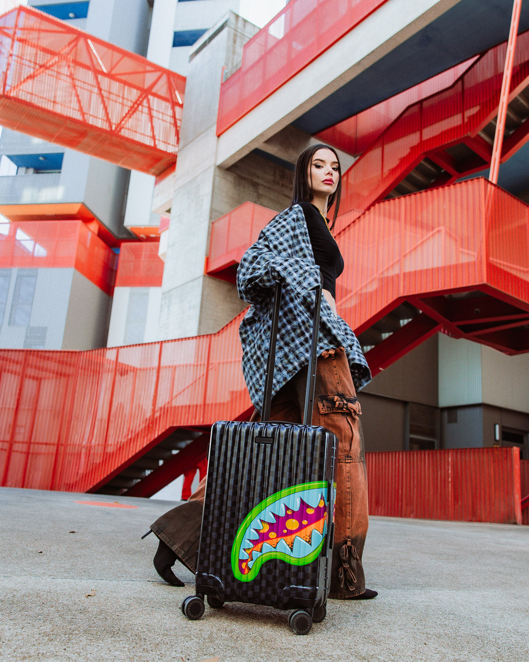 SLIME TAKEOVER HARD SHELL CARRY-ON LUGGAGE