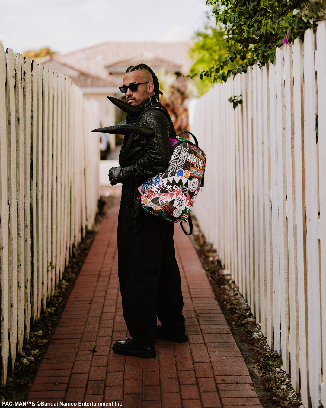 PACMAN LEVELED-UP ART BACKPACK