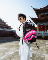 SHARK CENTRAL ACRYLIC ART DLX COTTON BACKPACK