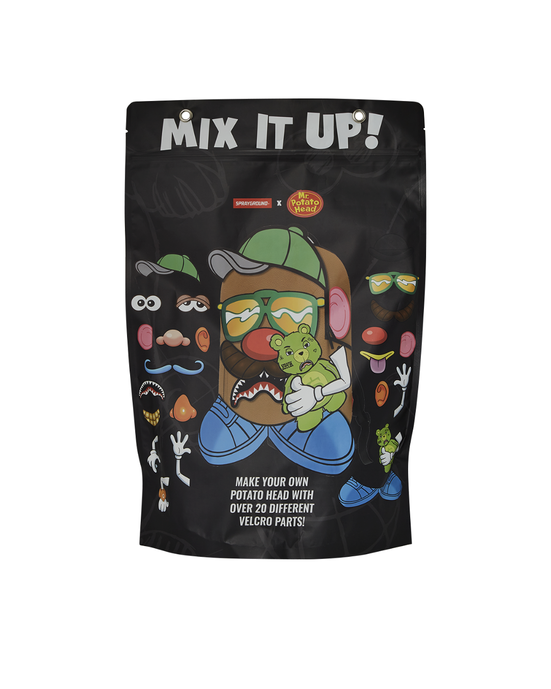 MR. POTATO HEAD VELCRO PATCH MIX-IT-UP DLXSV BACKPACK