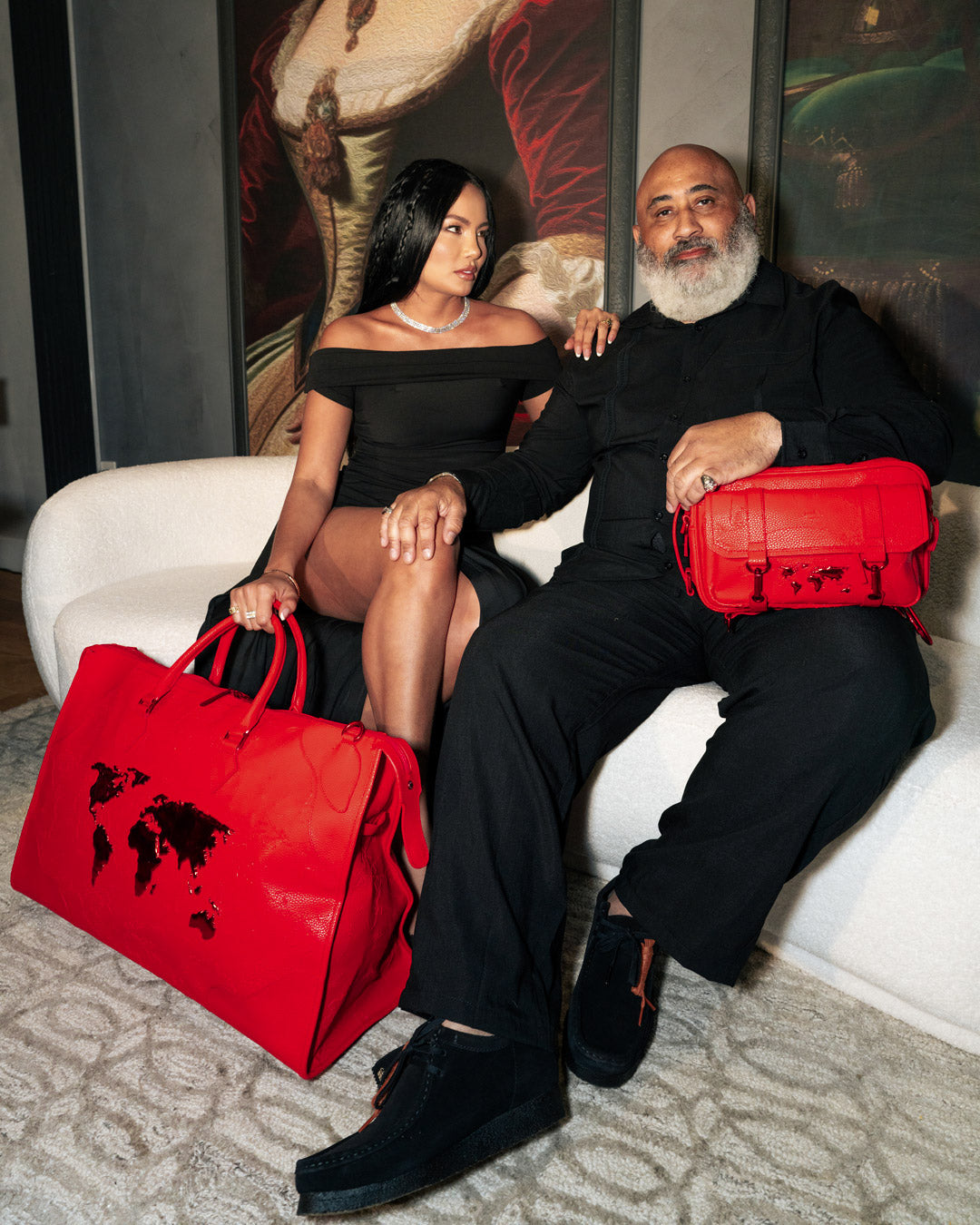 JAMES FIRST CLASS RUBY RED CROSSBODY