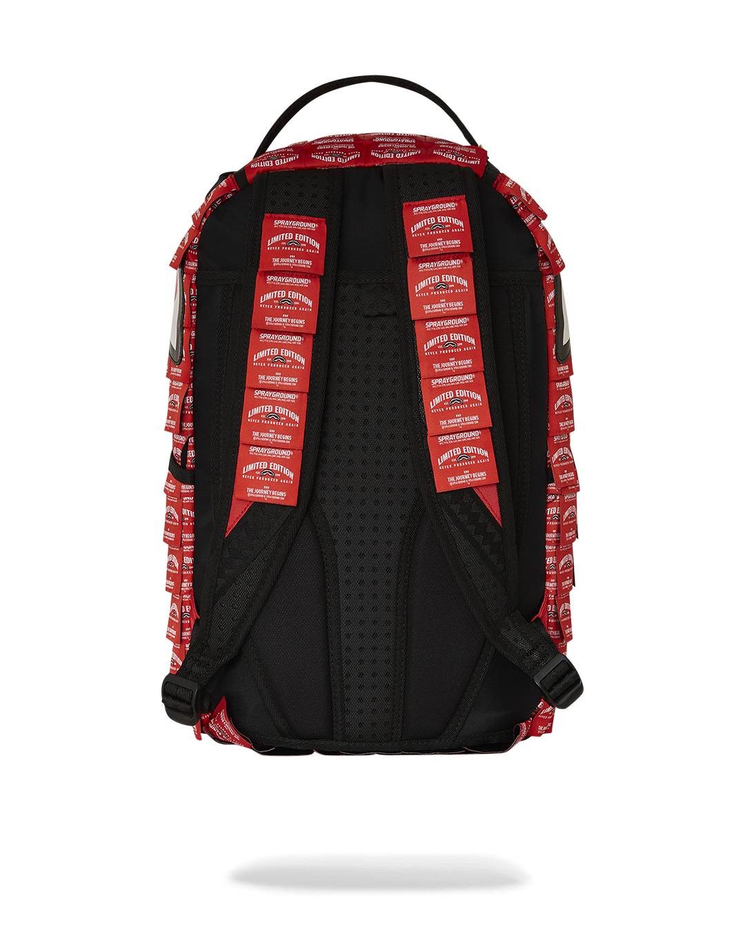 MADE OF WOVEN LABELS SHARK BACKPACK