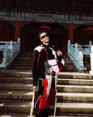 PINK PANTHER PINK PAINTER MESSENGER SLING BAG