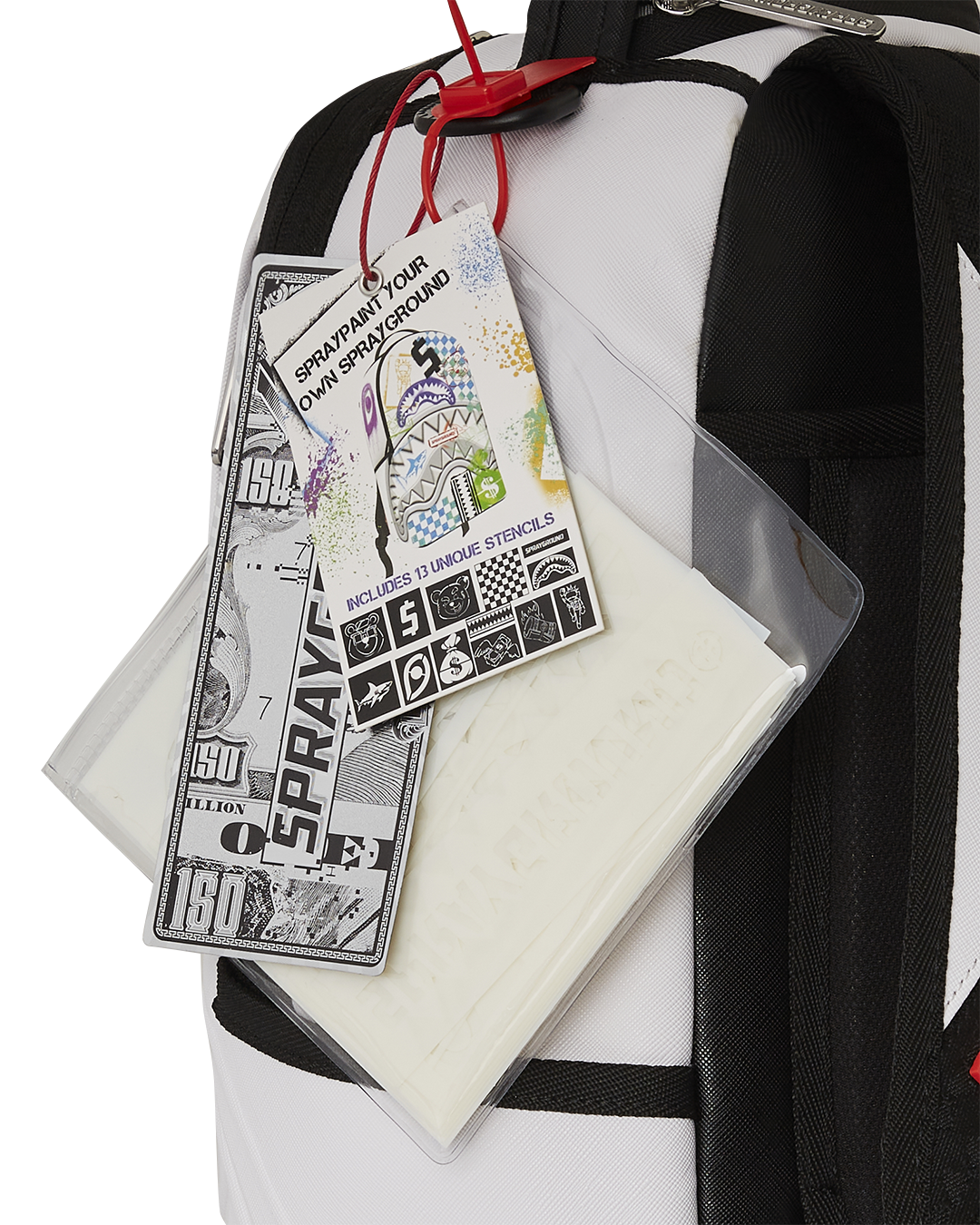 GRAFFITI ARTIST - DESIGN YOUR OWN BACKPACK - 9 STENCILS INCLUDED