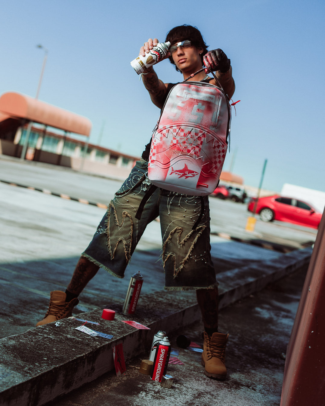 GRAFFITI ARTIST - DESIGN YOUR OWN BACKPACK - 9 STENCILS INCLUDED