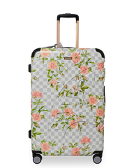 A.I. AFRICAN INTELLIGENCE ELEGANT ENERGY SHARKITECTURE FULL SIZE LUGGAGE - SANDFLOWER COLLAB