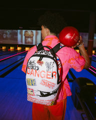 JETBLAST SIGN ON THE RUNWAY BACKPACK
