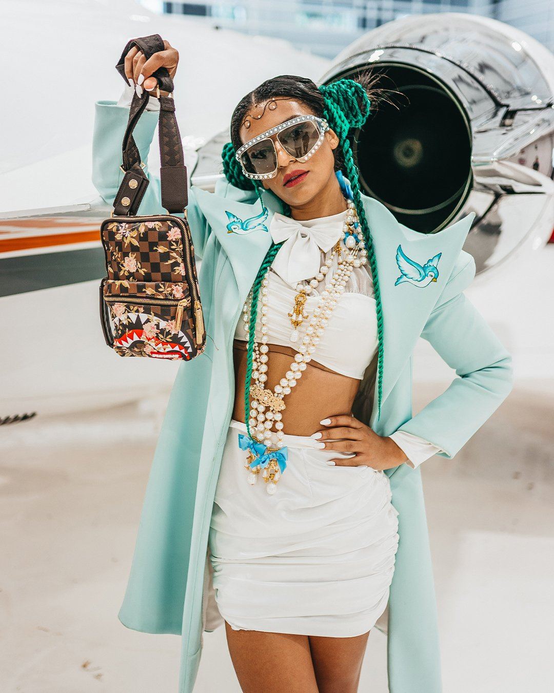 SHARKFLOWER CROSSBODY SLING